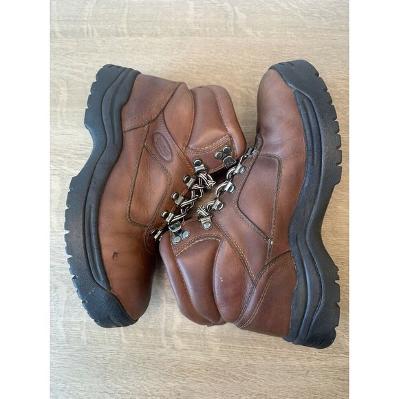 Northeast Outfitters Men's Sz 10 Hiking Boot Brown Leather Rugged Waterproof - Picture 6 of 10